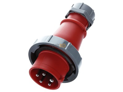 Ansicht oben vorne Mennekes 21363 Stecker AM-TOP HW/VN 32A,5p,6h,400V,IP67 