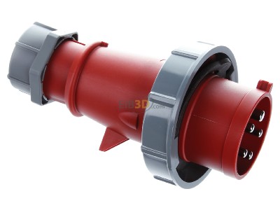 Ansicht oben links Mennekes 21363 Stecker AM-TOP HW/VN 32A,5p,6h,400V,IP67 