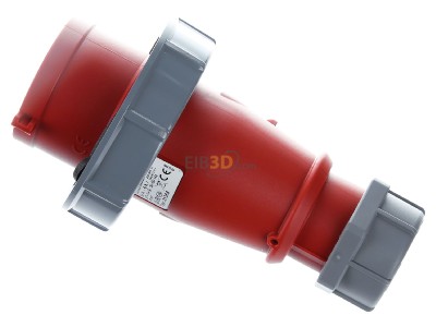 Ansicht oben rechts Mennekes 21363 Stecker AM-TOP HW/VN 32A,5p,6h,400V,IP67 