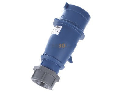 Ansicht oben hinten Mennekes 269 Stecker AM-TOP 32A,5p,9h,230V,IP44 
