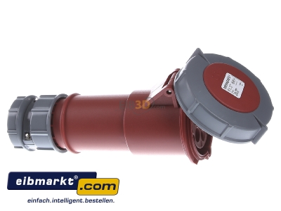 Ansicht links Mennekes 3907 Kupplung PowerTOP 32A,5p,6h,400V,IP67 