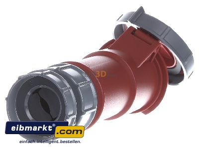 Ansicht hinten Mennekes 3907 Kupplung PowerTOP 32A,5p,6h,400V,IP67 