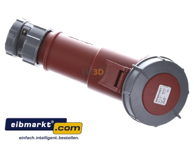 Ansicht oben links Mennekes 3907 Kupplung PowerTOP 32A,5p,6h,400V,IP67 