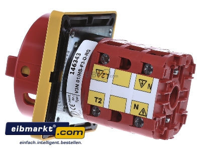 Ansicht rechts Elektra Tailfingen V3N01/HS-F3-D-RG Haupt-Not-Ausschalter 