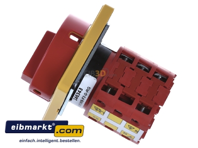 Ansicht oben rechts Elektra Tailfingen V3N01/HS-F3-D-RG Haupt-Not-Ausschalter 