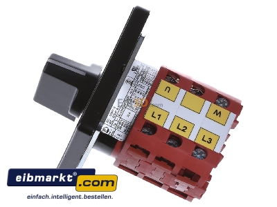 Ansicht oben rechts Elektra Tailfingen V3NW-F3-B-SI Wendeschalter 3p. 