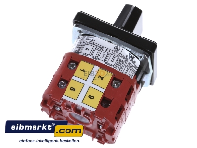 Top rear view Elektra Tailfingen V2N A-F1-B-SI Off-load switch 3-p 25A - 
