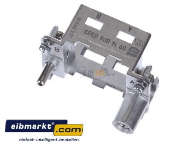 Ansicht oben vorne Harting 09 14 006 0303 Gelenkrahmen fr 2 Module 