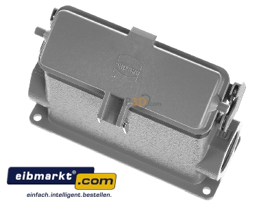 Top rear view Harting 19 30 024 0297 Socket case for industry connector - 
