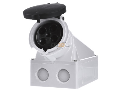 Front view Bals 1128 Wall-mounted CEE-socket CEE-Socket 63A 
