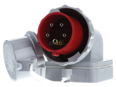 Frontansicht Bals 2495 Wand-Ger�testecker 16A 5p 400V 6h IP67 