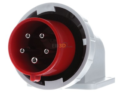 Front view Bals 2608 Mounted CEE-plug 32A 5p 6h 
