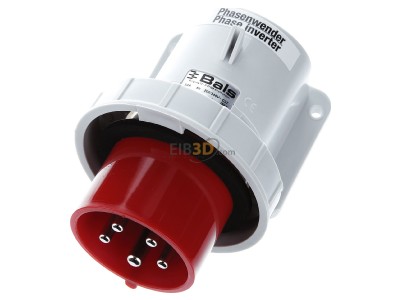 View up front Bals 2608 Mounted CEE-plug 32A 5p 6h 
