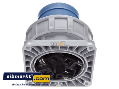 Top rear view Mounted CEE-plug 125A 5p 9h 2743 Bals Elektrotech. 2743
