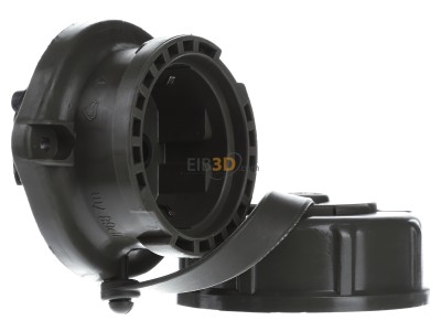 View on the left Bals 7115 Equipment mounted socket outlet with 
