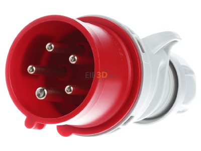 Front view Elektra CT 516/ 6H #50516 CEE plug 16A 5p 6h 400 V (50+60 Hz) red CT 516/ 6H 50516
