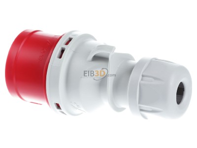 View on the right Elektra CT 516/ 6H #50516 CEE plug 16A 5p 6h 400 V (50+60 Hz) red CT 516/ 6H 50516
