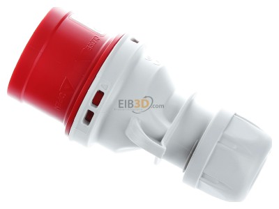 View top right Elektra CT 516/ 6H #50516 CEE plug 16A 5p 6h 400 V (50+60 Hz) red CT 516/ 6H 50516
