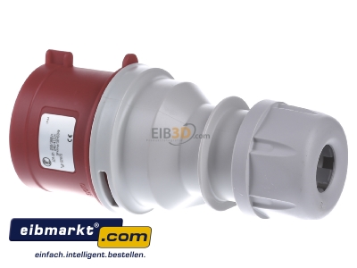 View on the right Elektra Tailfingen CT 532/ 6H CEE plug 32A 5p 6h 400 V (50+60 Hz) red

