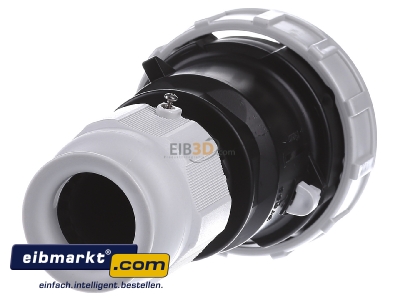 Back view Bals Elektrotech. 21060 CEE plug 63A 5p 7h
