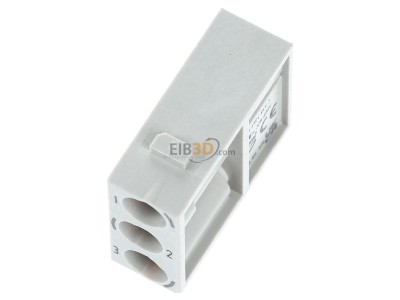 Ansicht oben hinten Harting 09 14 003 3001 Stifteinsatz Crimpanschluss 