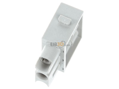 View up front Harting 09 14 003 3101 Socket insert for connector 3p 
