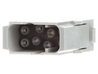 Frontansicht Harting 09 14 008 3001 Stifteinsatz Crimpanschluss 