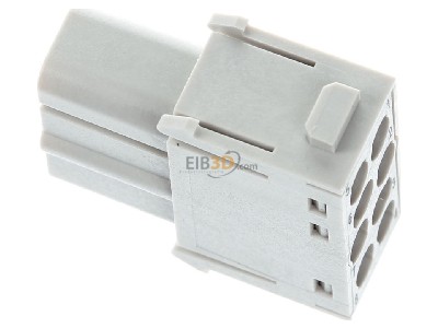 View top right Harting 09 14 008 3101 Socket insert for connector 8p 
