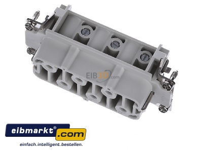 View up front Weidmller HDC HSB 6 FS 7-12 Bus insert for connector 6p
