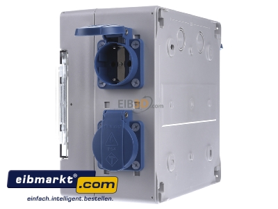 View on the right Spelsberg STV 904-S CEE-Socket combination wall mount IP44
