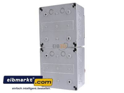 Back view Spelsberg STV 922-S CEE-Socket combination wall mount IP44 
