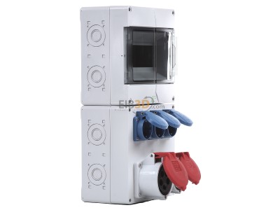 View on the left Spelsberg STV 923-S CEE-Socket combination wall mount IP44 
