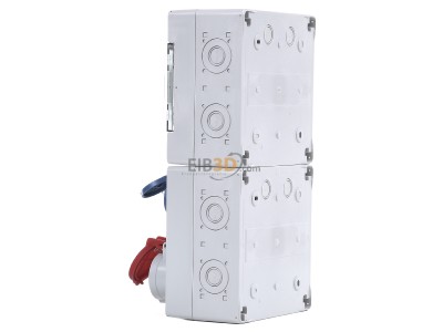 View on the right Spelsberg STV 923-S CEE-Socket combination wall mount IP44 
