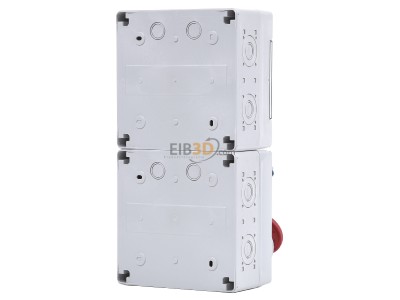 Back view Spelsberg STV 923-S CEE-Socket combination wall mount IP44 
