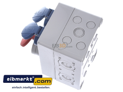 View top right Spelsberg STG 012 CEE-Socket combination wall mount IP44 
