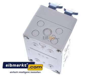 Top rear view Spelsberg STG 012 CEE-Socket combination wall mount IP44 
