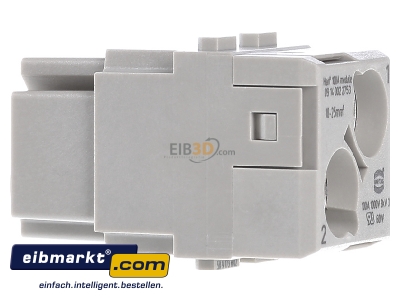 View on the right Harting 09 14 002 2753 Special insert for connector 2p
