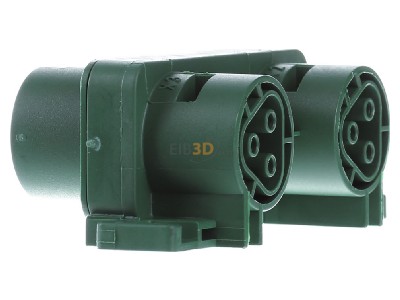 Ansicht links Wieland RST20I3V 3P1 FVHGN02 Verteilerblock 3p,250V/400V,gn 