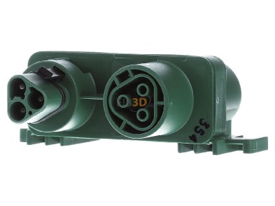 Ansicht hinten Wieland RST20I3V 3P1 FVHGN02 Verteilerblock 3p,250V/400V,gn 