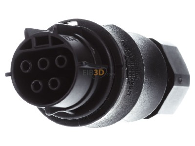 Front view Wieland RST20I5S B1 ZR2V SW Connector plug-in installation 5x4mm 
