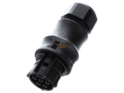 View up front Wieland RST20I5S B1 ZR2V SW Connector plug-in installation 5x4mm 
