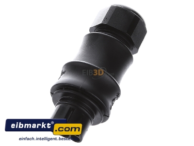 View up front Wieland RST20I5S S1 ZR1V SW Connector plug-in installation 5x4mm²
