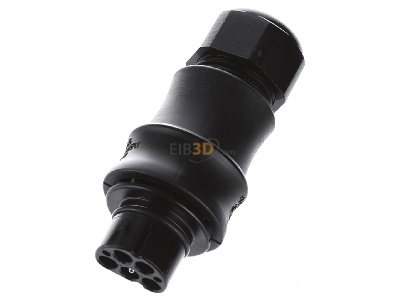 View up front Wieland RST20I5S S1 ZR2V SW Connector plug-in installation 5x4mm 
