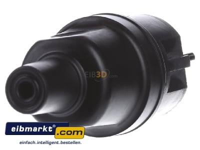 Ansicht hinten Bachmann 919.179 Vollgummi-Konturenstecker 2-pol. sw 