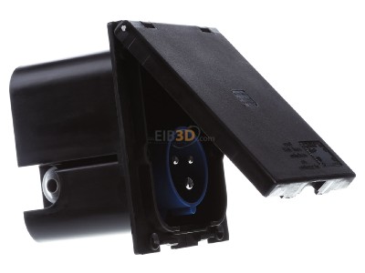 Ansicht links Walther 614306 Caravan Gertestecker 16A 3P 230V 6h IP44 