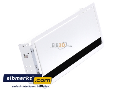 Ansicht oben links Bachmann 911.001 Einbaurahmen ws, RAL9016,lang 