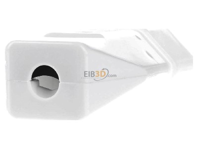Back view Bachmann 912.274 Schuko coupler plastic white 
