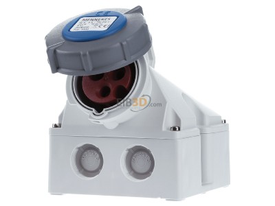 Front view Mennekes 9500 Wall-mounted CEE-socket CEE-Socket 16A 
