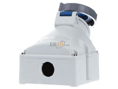 Back view Mennekes 9500 Wall-mounted CEE-socket CEE-Socket 16A 
