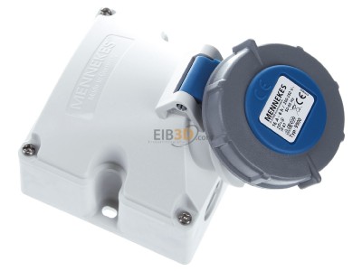 View top left Mennekes 9500 Wall-mounted CEE-socket CEE-Socket 16A 
